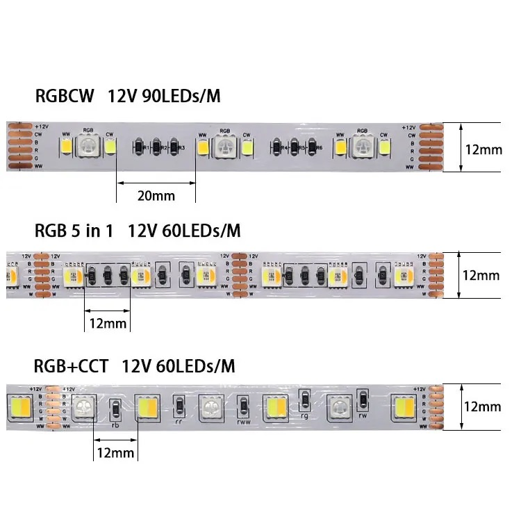 Holiday Light LED Strip APP or WiFi 12V Remote Controlled 5050 2835 RGB COB Smart Strip Light /LED Light Strip /LED Strip Light