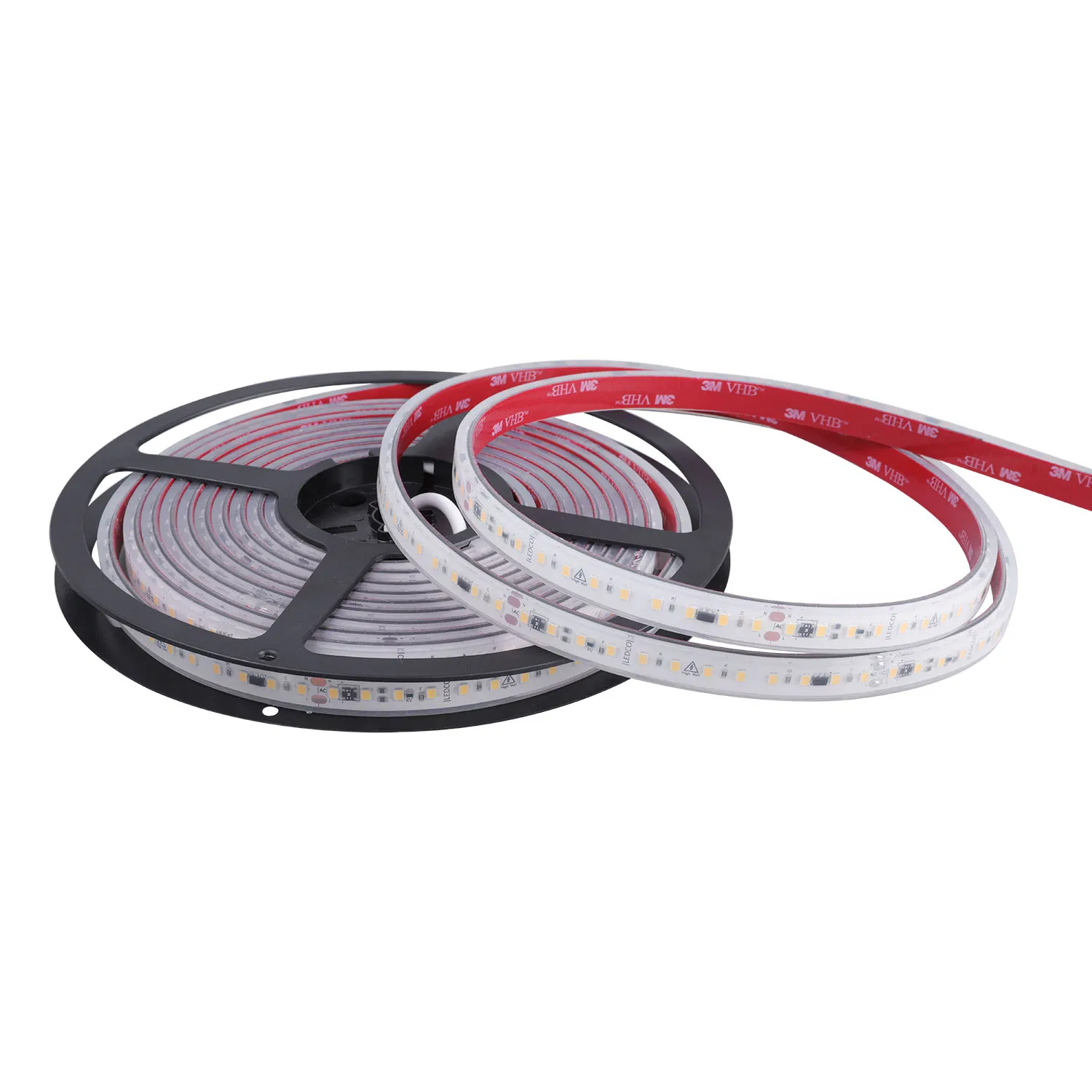 OEM ODM High Volt AC 110V 220V Waterproof 50m/Roll SMD2835 LED Light Flexible Strip