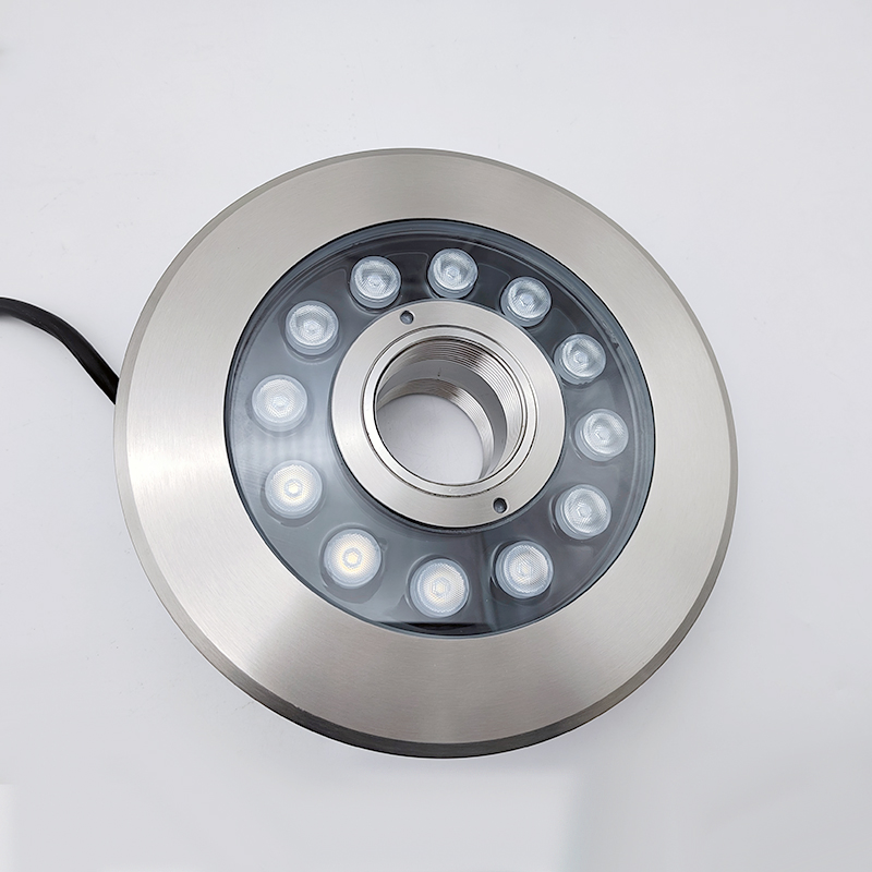 Stainless Steel RGBW DMX Submersible Underwater Lights IP68 DMX512 RGB/RGBA DC24V LED Fountain Lights