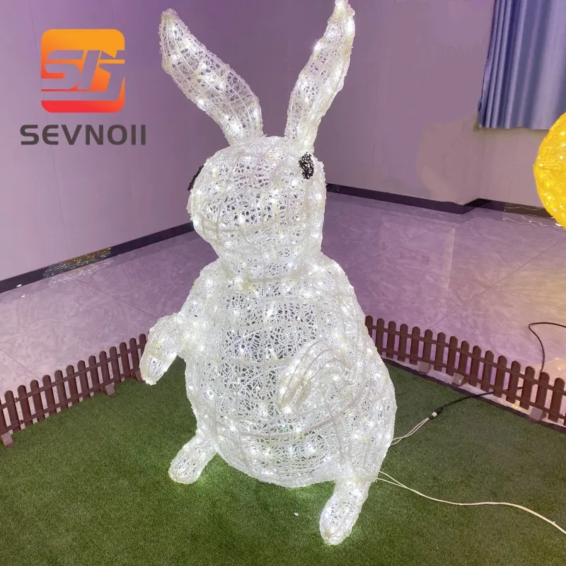 Garden Decor Rabbit Light
