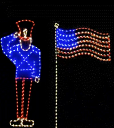 Outdoor Street Decorative IP65 Waterproof Easter Christmas Decorative Holiday Motif Lights