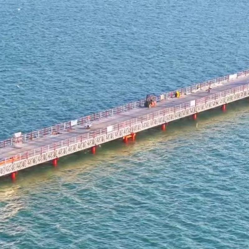 Modern Design Temporary Pedestrian Steel Structure Bailey Bridge for Construction