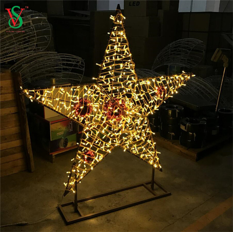 Shopping Mall Decorations LED Hanging Ramadan Moon Motif Lights