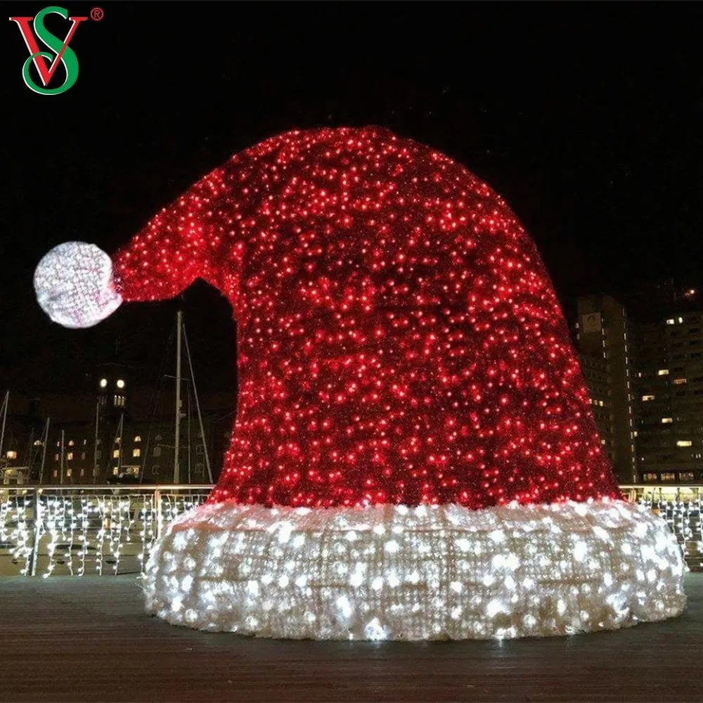 Foldable Drop Resistant LED Snowman Light for Commercial Plaza