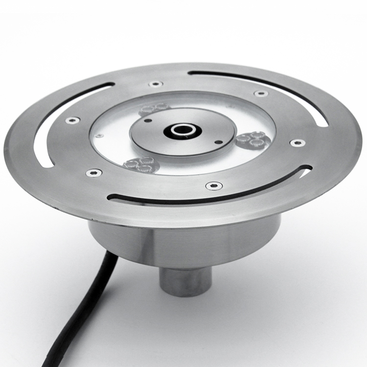 IP68 24V RGBW DMX Submersible Spray Ring Underwater LED Fountain Lights with Nozzles