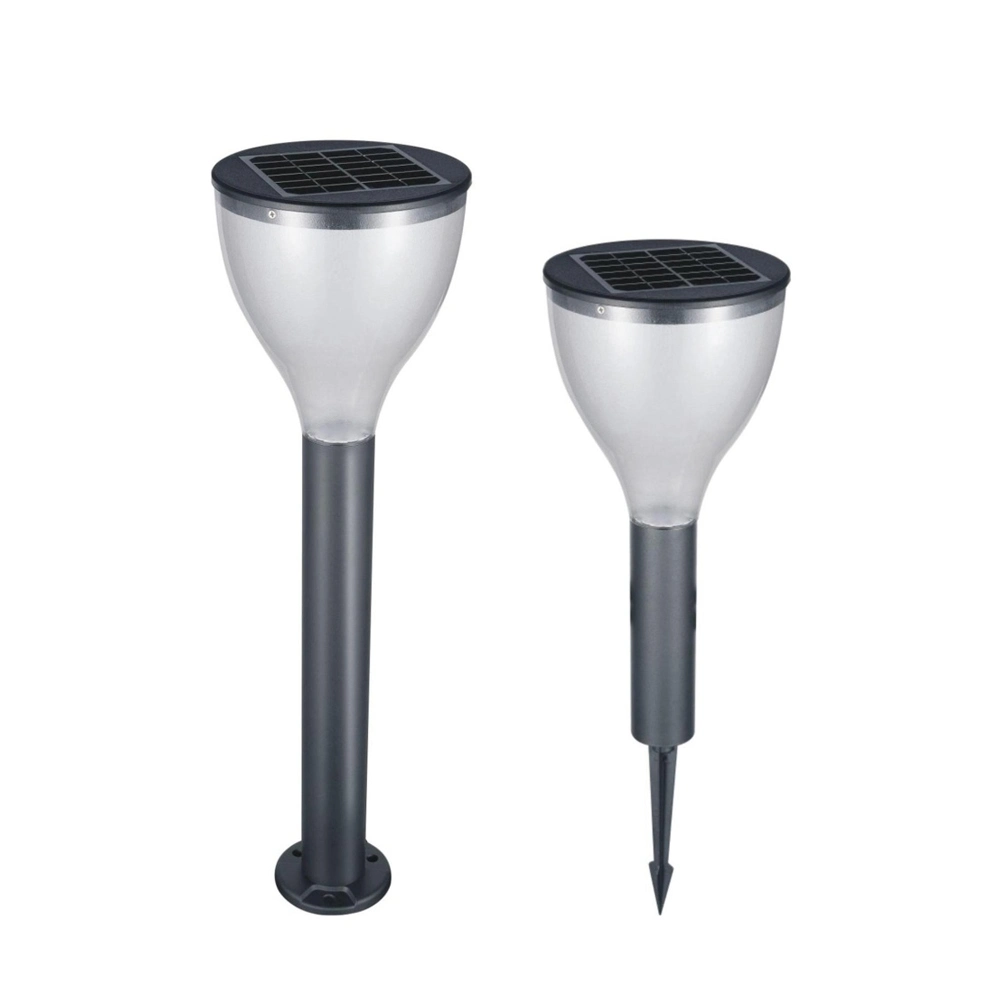 Black Cover Outdoor Garden Decorative Park Street Stainless Steel Solar Powered Products LED Solar Decoration Lights