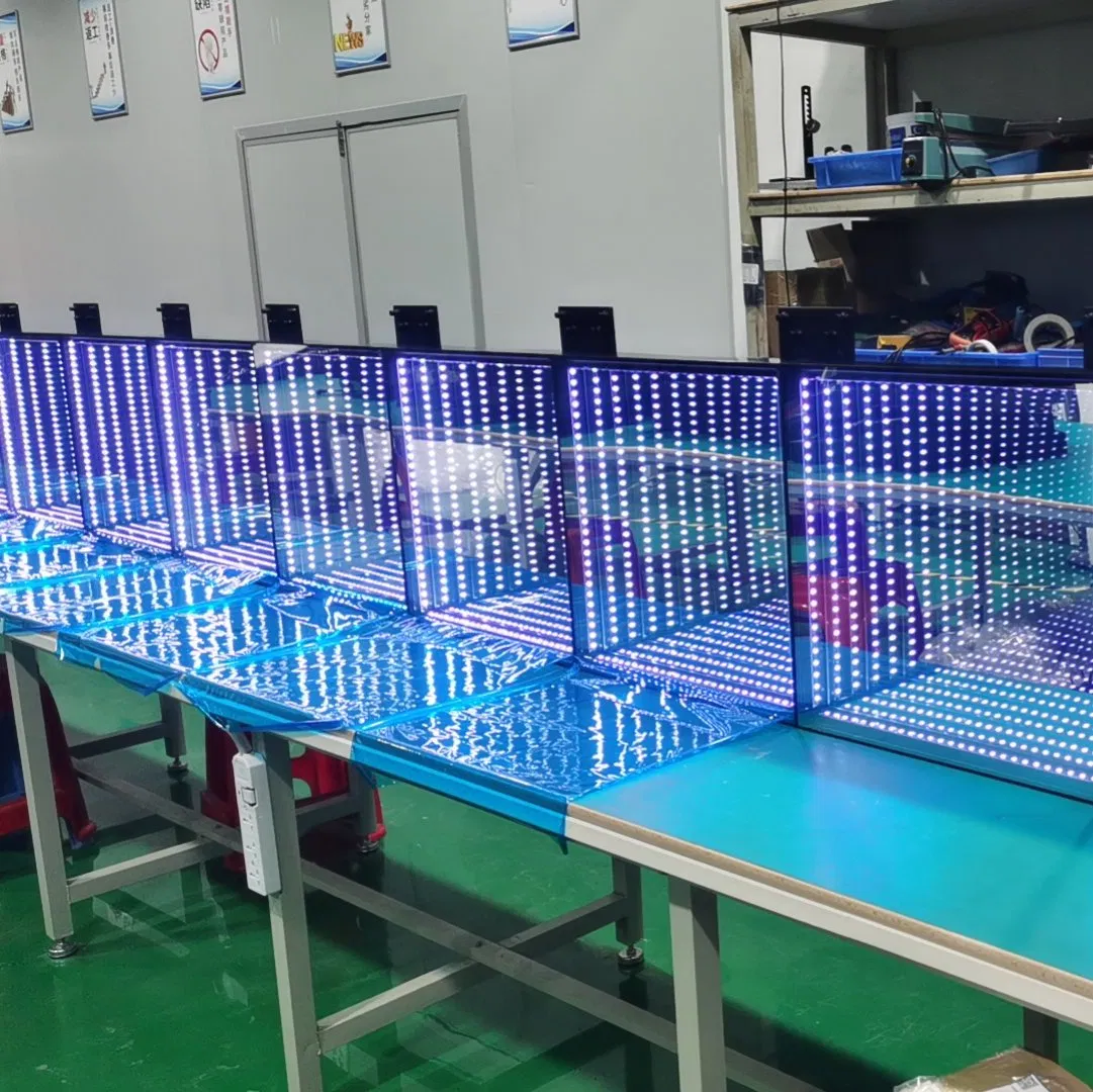 Modular Interactive Wedding LED Party Stage Light 3D Dance Floor LED Lighting Effects