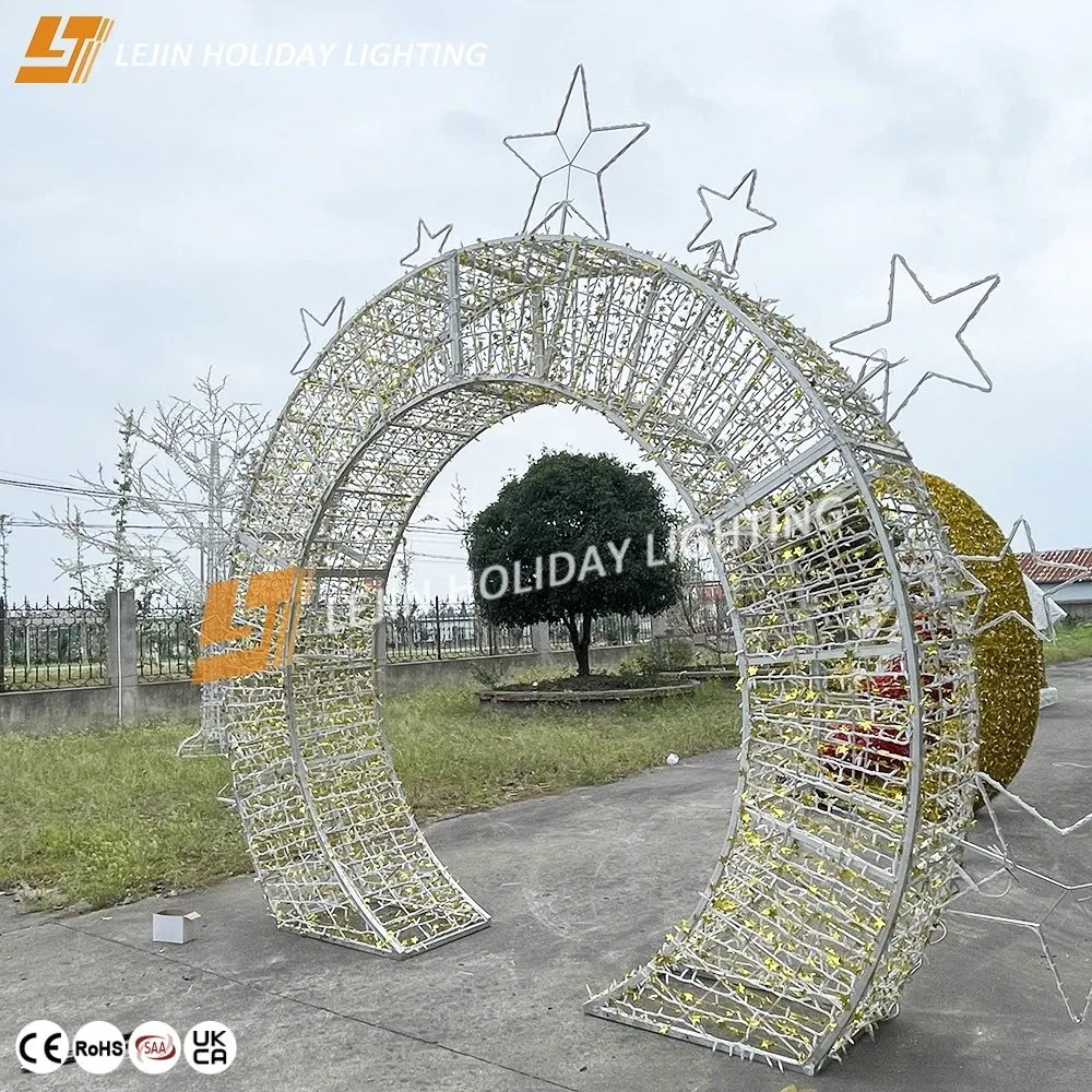 Outdoor Holiday Shopping Mall Square Decorative 24V IP65 Waterproof Tunnel Arch LED Festival Light Supplier