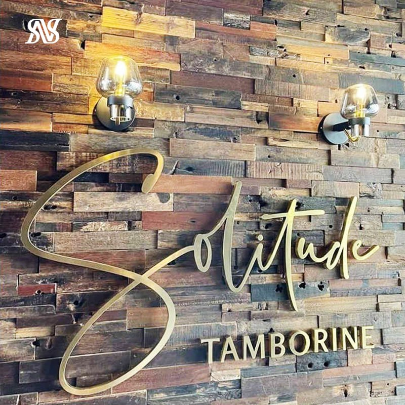 Personalized Company Sign Wall Mounted Stainless Branding 3D Metal Letters Any Font