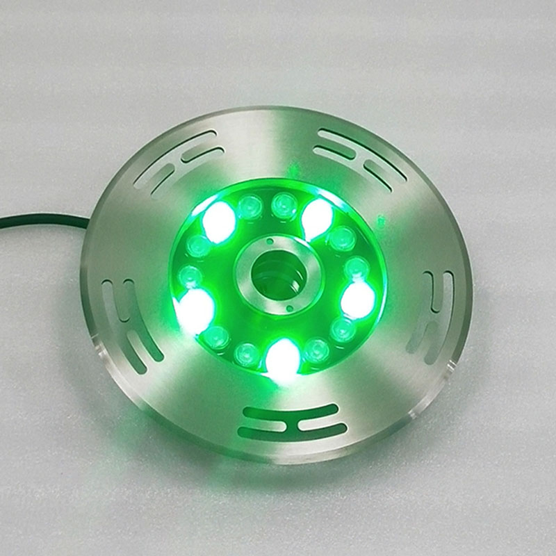 18W 24V RGB Donut Ring Submersible DMX RGB LED Underwater Fountain Light