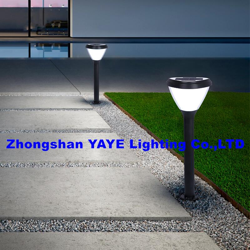 Yaye CE 50W Aluminum Outdoor LED Garden Landscape Lights Park Mini Lawn Pathway Spike Stake Solar Light with 3 Years Warranty/1000PCS Stock
