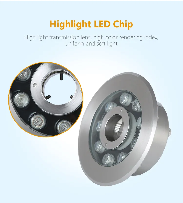 Submersible LED Fountain Light 3