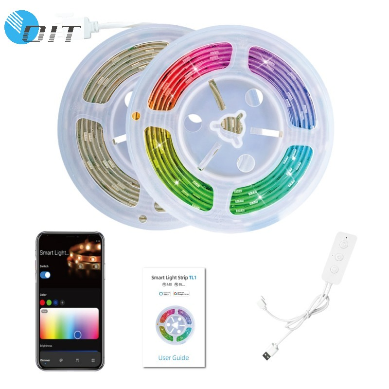 Color-Changing Smart LED Light Strips, 10m &amp; 20m Length Options