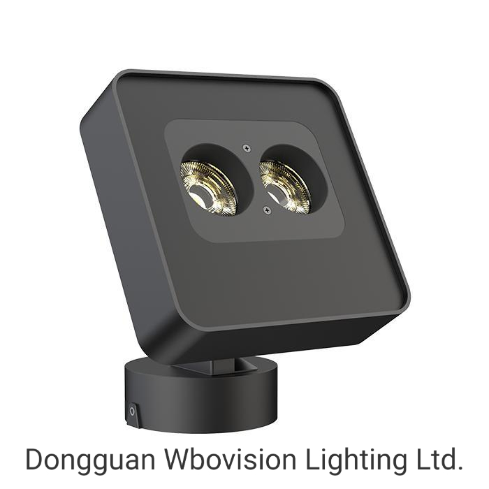 24W IP66 CE CREE LED Square Landscape Floodlight for Commercial Plaza