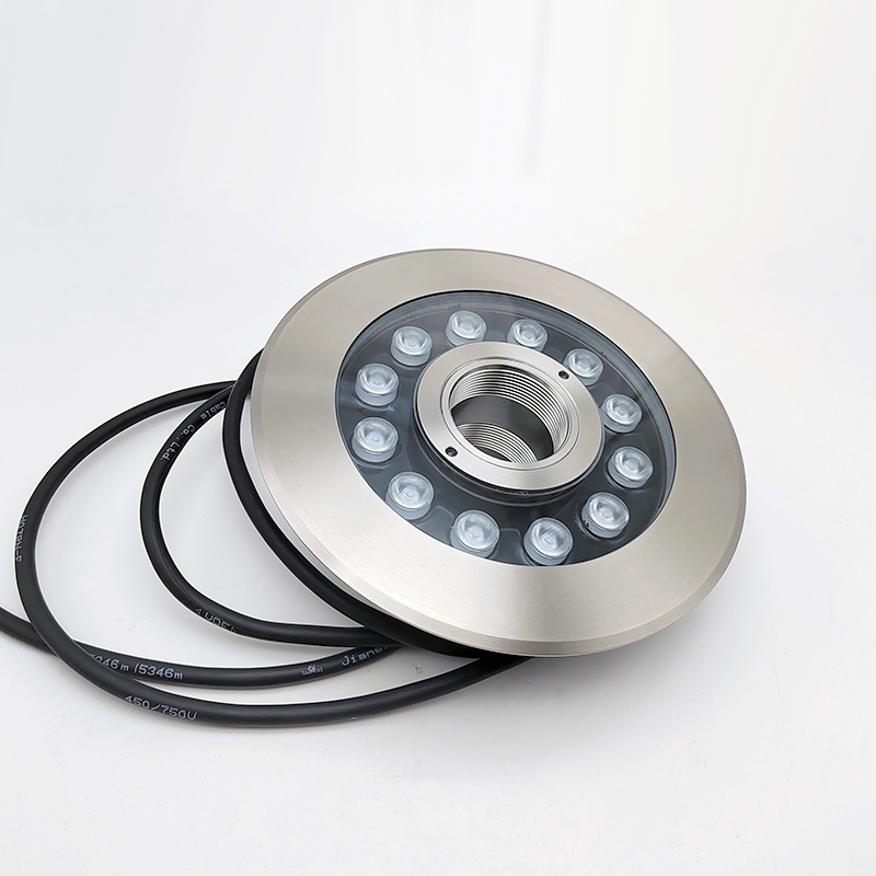 Stainless Steel RGBW DMX Submersible Underwater Lights IP68 DMX512 RGB/RGBA DC24V LED Fountain Lights