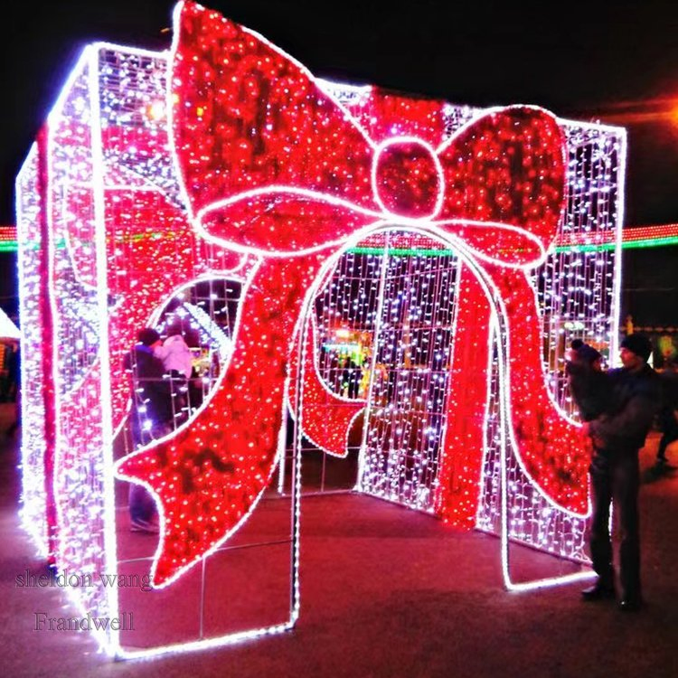 10FT Cheaper Durable Bauble Christmas Tunnel Decoration for Christmas Season