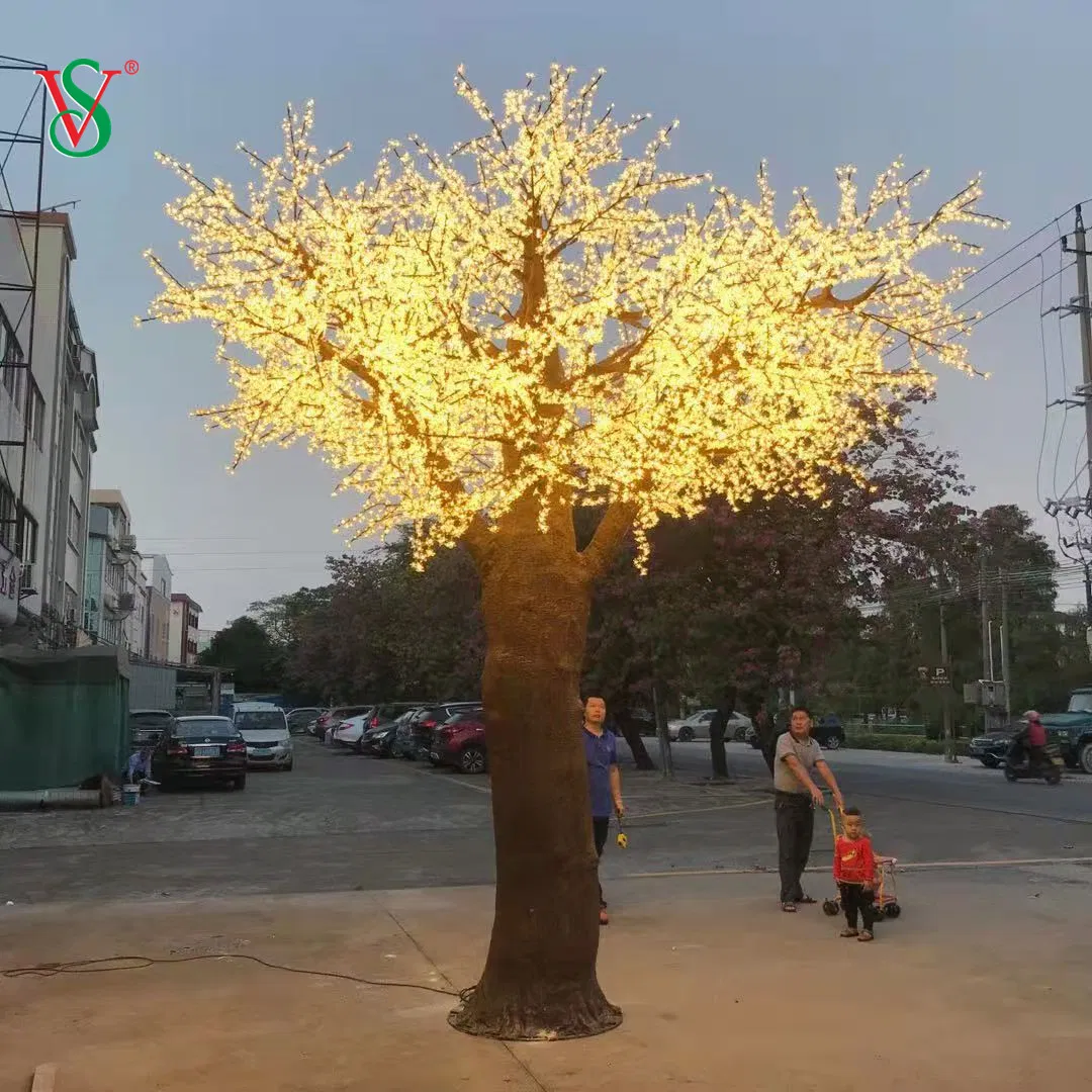 Large Fake Illuminated Cherry Blossom Tree for Outdoor Decoration