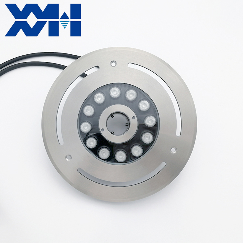 Waterproof IP68 27W Ss RGB DMX Underwater LED Submersible Fountain Nozzle Light