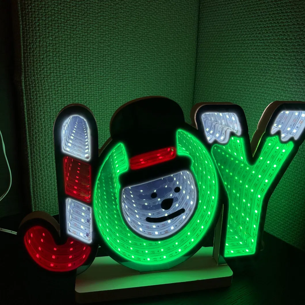 Christmas Decoration Neon Infinity Lights Joy