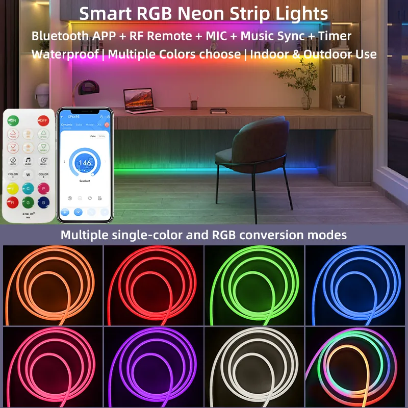 Neon Strip Light Detail 2