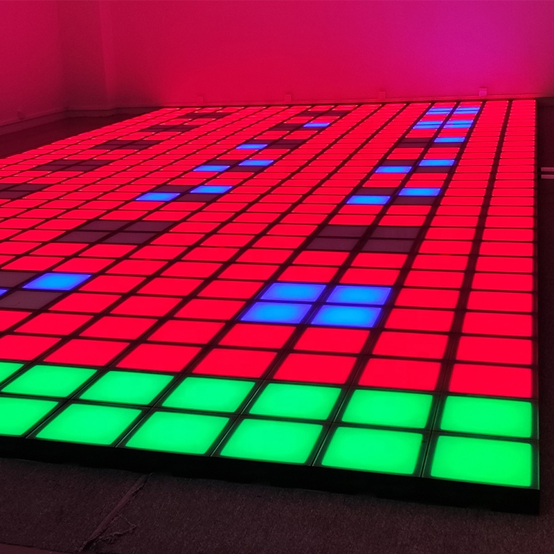 Interactive Light up Indoor Active Game Room Pressure Sensitive LED Floor Tile Games