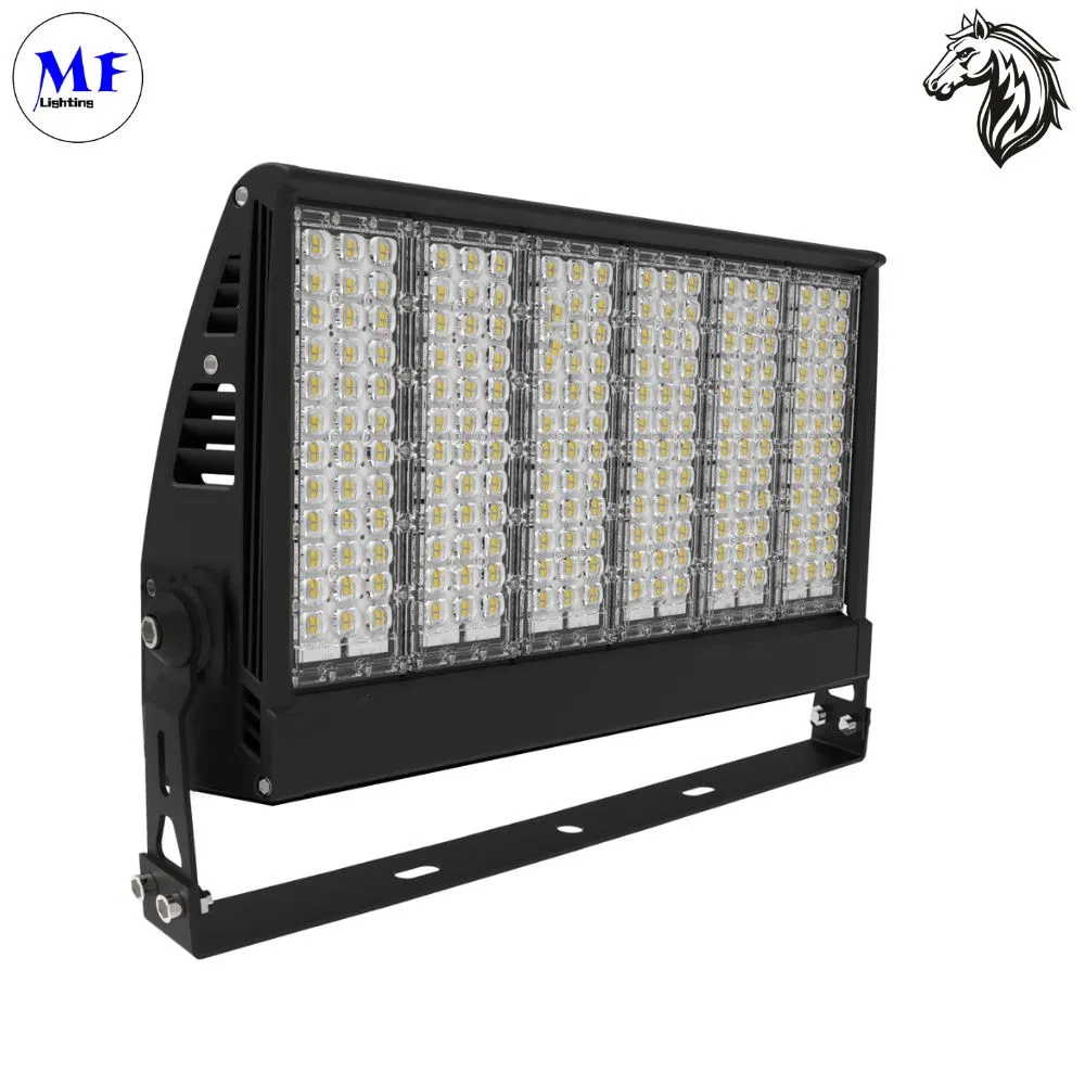 Free OEM/ODM 800W 1-10V/PWM/ Triac Dimming Zigabee LED High Mast Flood Light Waterproof LED Floodlight for Outdoor Sport Tennnis Court Commercial Centre Plaza