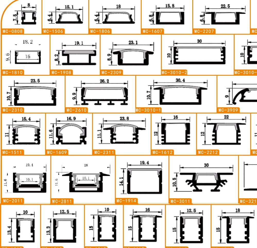 LED Corner Decoration Advertisement Cabinet DIY Installation Method Ceiling Wall Ground Slim Aluminum Profile Strip Light