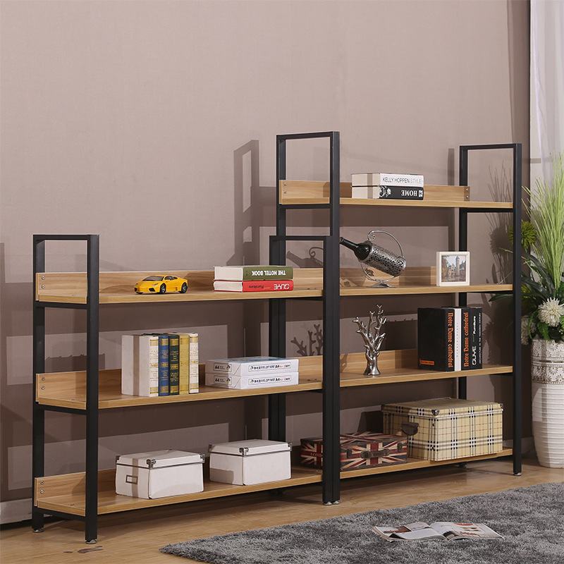 Simple Modern Home Office Furniture Storage Metal Bookcase Rack