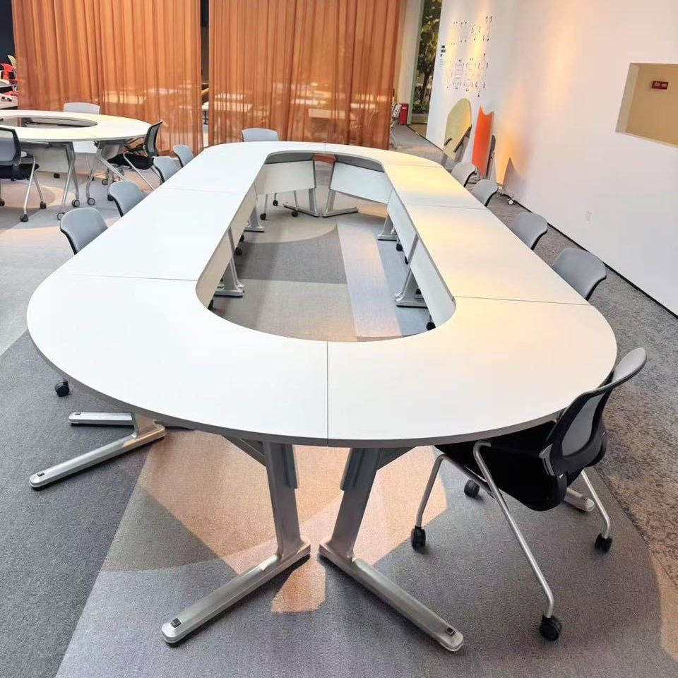 Modern Aluminium Meeting Training Folding Conference Office Table