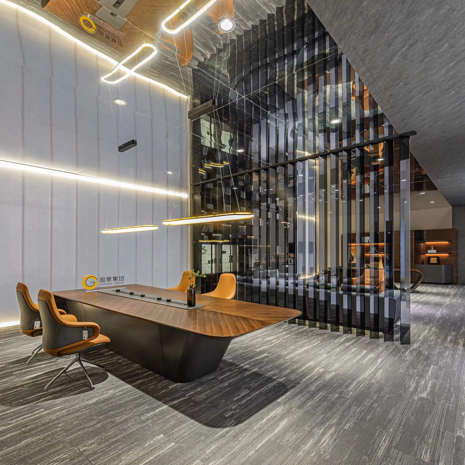 Wooden Dining Meeting VIP Conference Modern Table Office Table