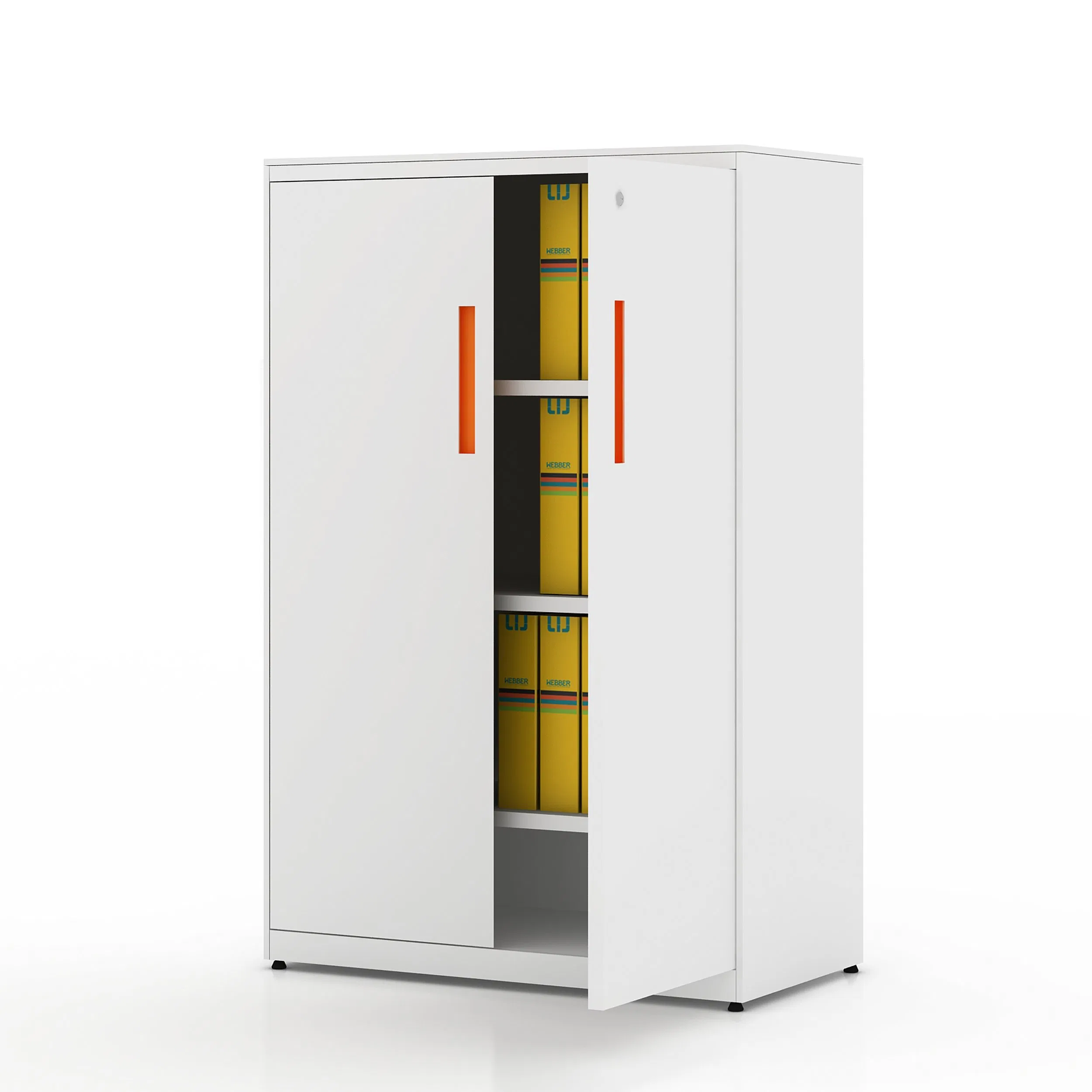 New Design Swing Door Cupboard Metal Furniture Trading Storage Office Filing Steel Cabinet