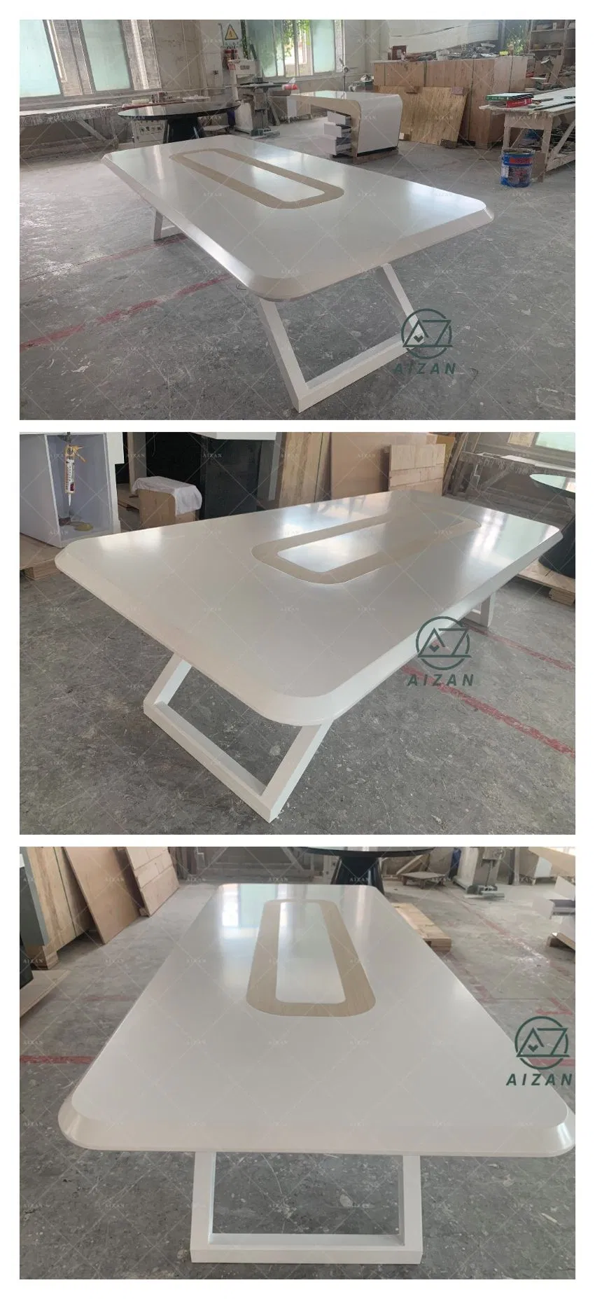 Detailed View of Meeting Table