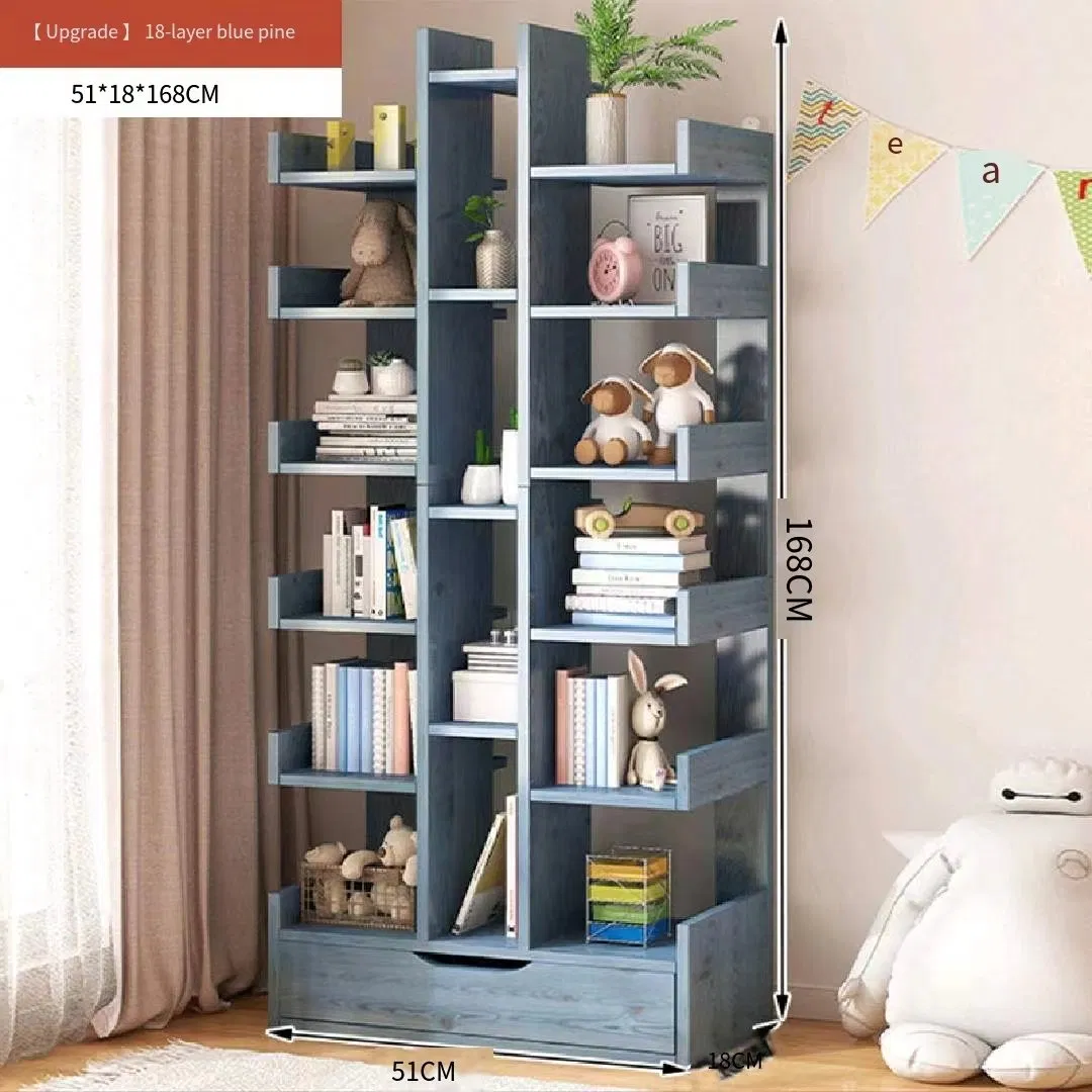 Simple Multi -Layer Landing Shelves Student Study Room Small Display Storage Shelf Office Bookcase