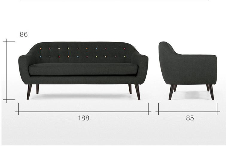 Sofa Chairs Lounge, Office Hotel Sofa in Modular Seating, Sofa Chair with Single Seating
