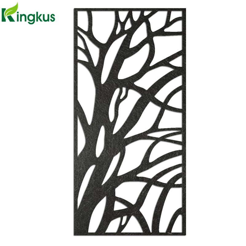 Hollowing-out Eco-Friendly Office Decor Polyester Fiber Partition Screen