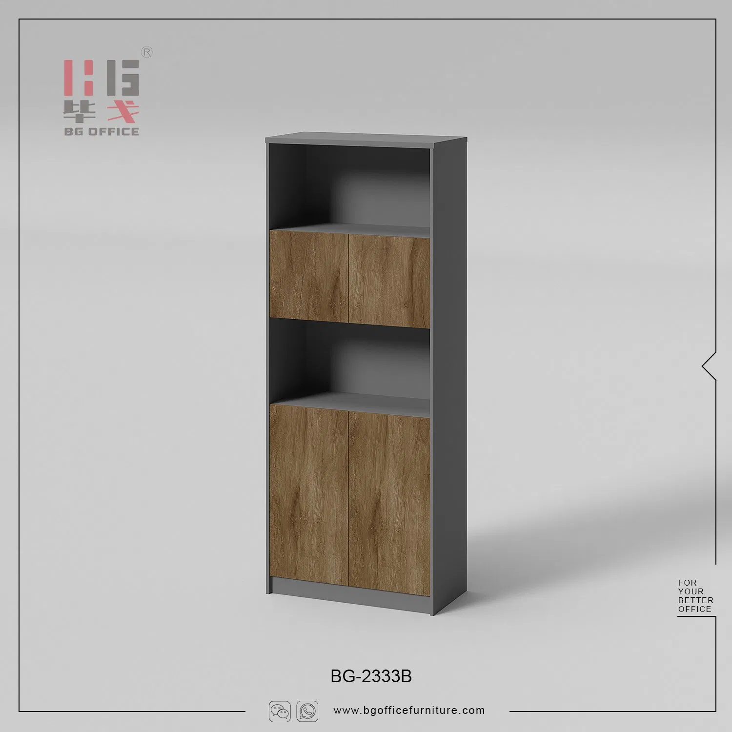 Modern Furniture Home Display Shelf Wooden Office Simple Design Bookcase