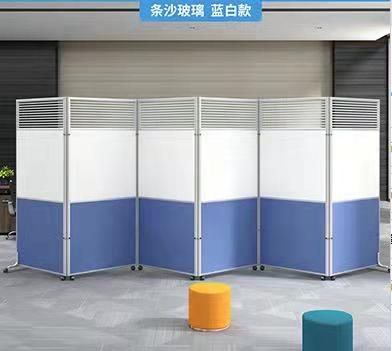 Pet Fiber Sound Abosrption Movable Partition Wall Acoustic Folding Screen