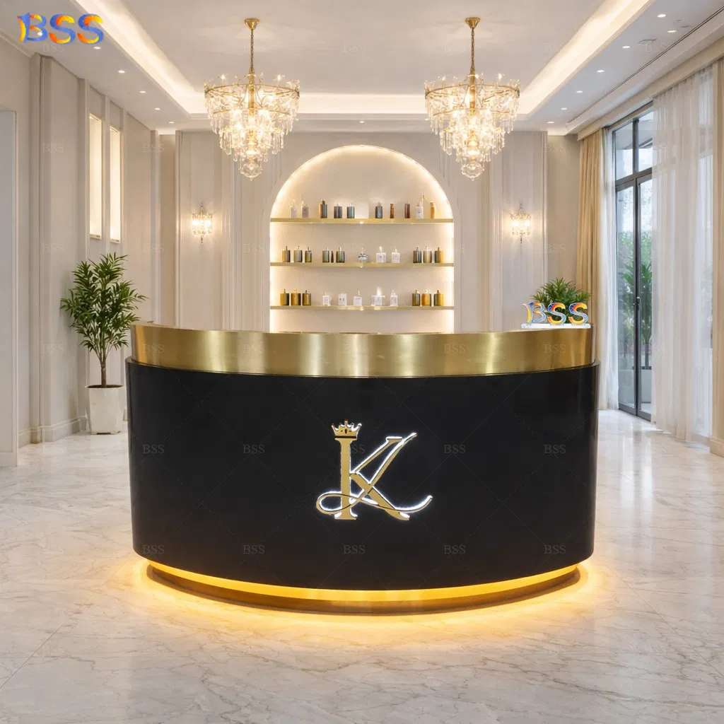 Reception Desk SPA Green Light Small Reception Desk for SPA Salon