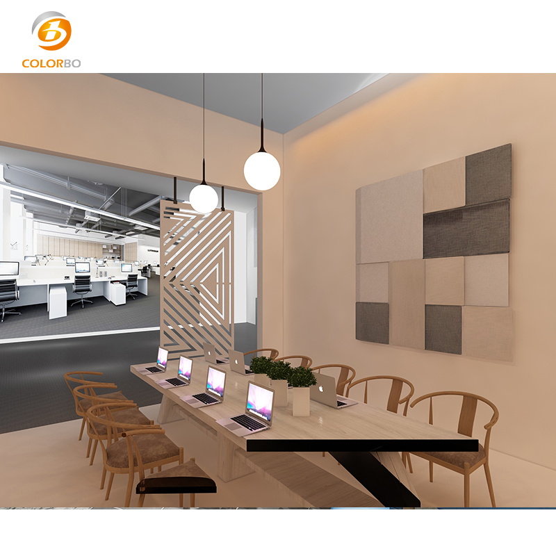 OEM Polyester Acoustic Panels Eco Protection Divider Customized PET Panel Space Partition screen
