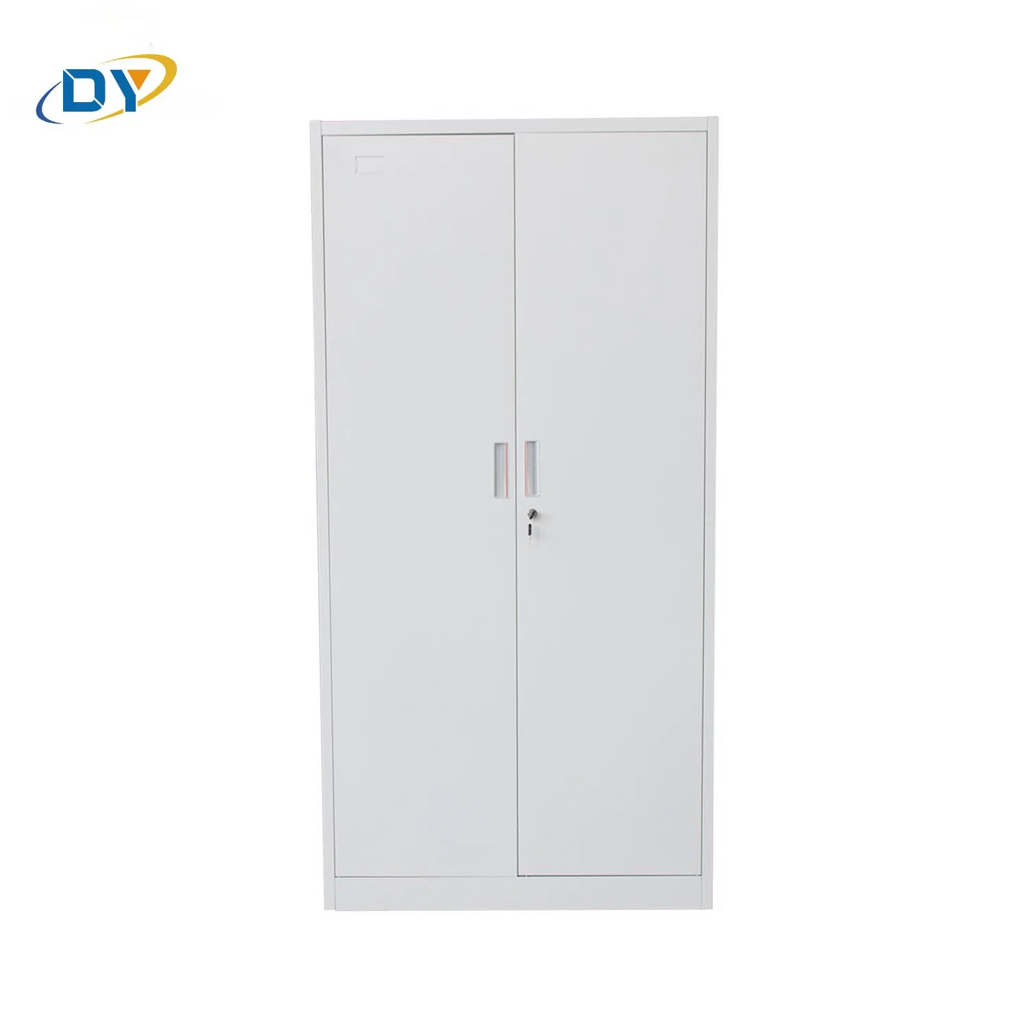 2 Door Metal Storage Cupboard Steel Office Cupboard with 4 Movable Shelves