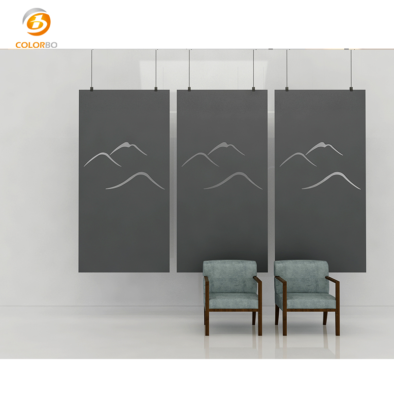 OEM Polyester Acoustic Panels Eco Protection Divider Customized PET Panel Space Partition screen