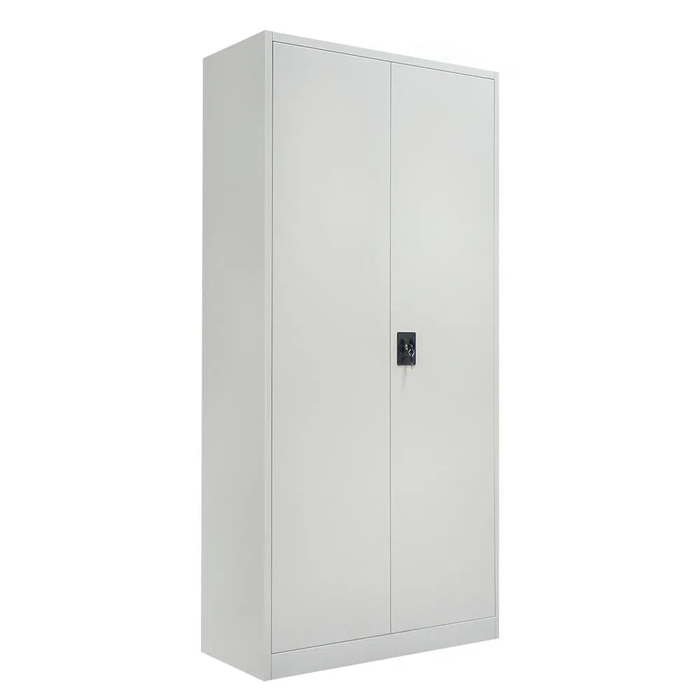 Home Office Furniture Metal File Storage Cupboard Full Height Double Door Steel Filing Cabinet with Swing Door