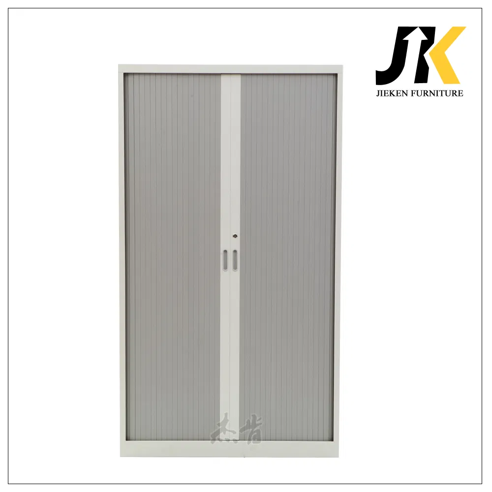 Four-Layer Steel File Cabinet Retractable Rolling Shutter Door Office File Storage Cupboard