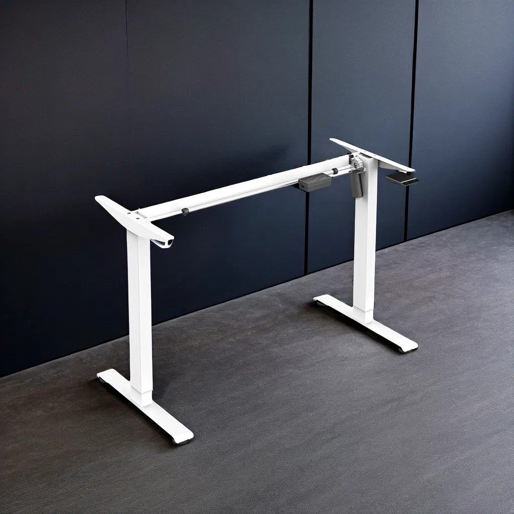 Modern Metal Jiecang Standing Desks Sit to Stand Desk Adjustable Height Table Manufacture