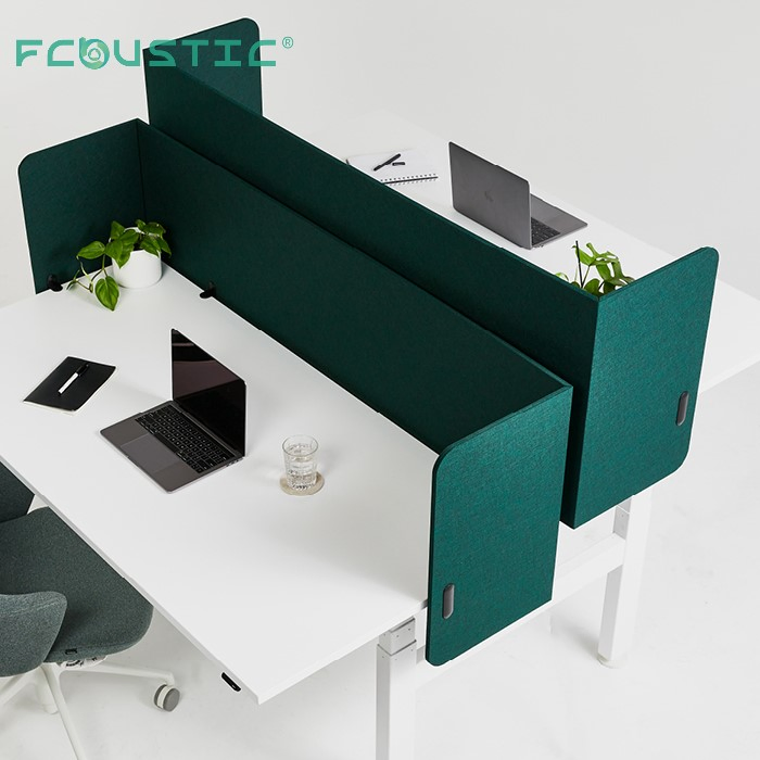 Noise Absorption Polyester Acoustic Panels Acoustic Desk Partition Screen