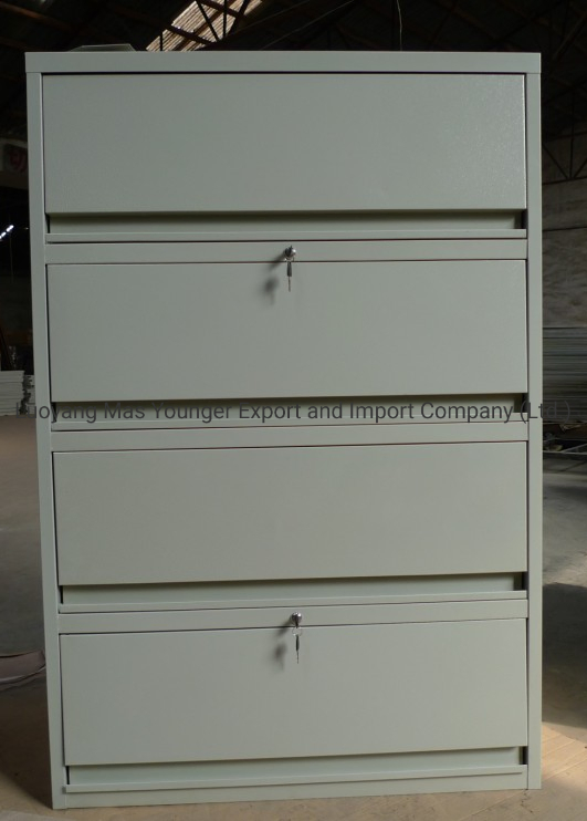 Metal Retractable Door Lateral Filing Cabinet