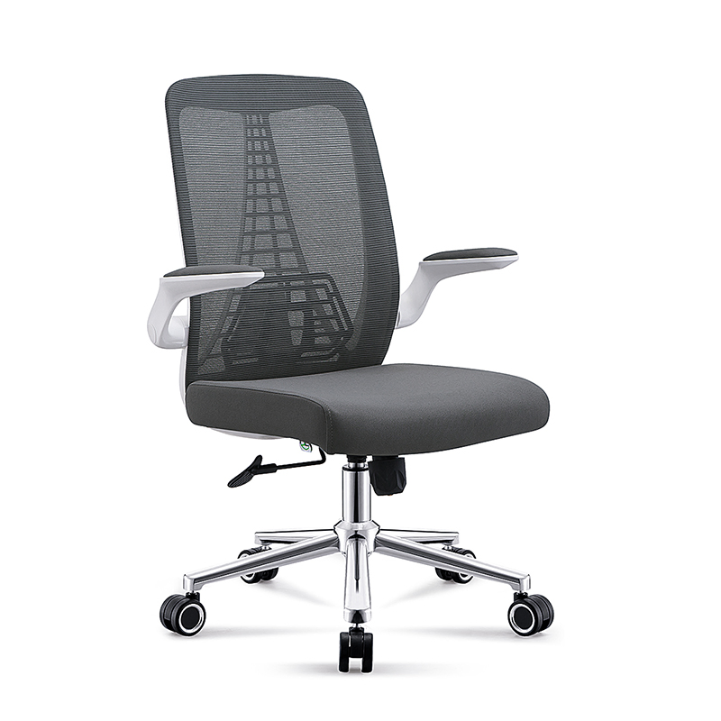 Wholesale Market Mesh Swivel Ergonomic Task Office Chair with Flip-up Arms