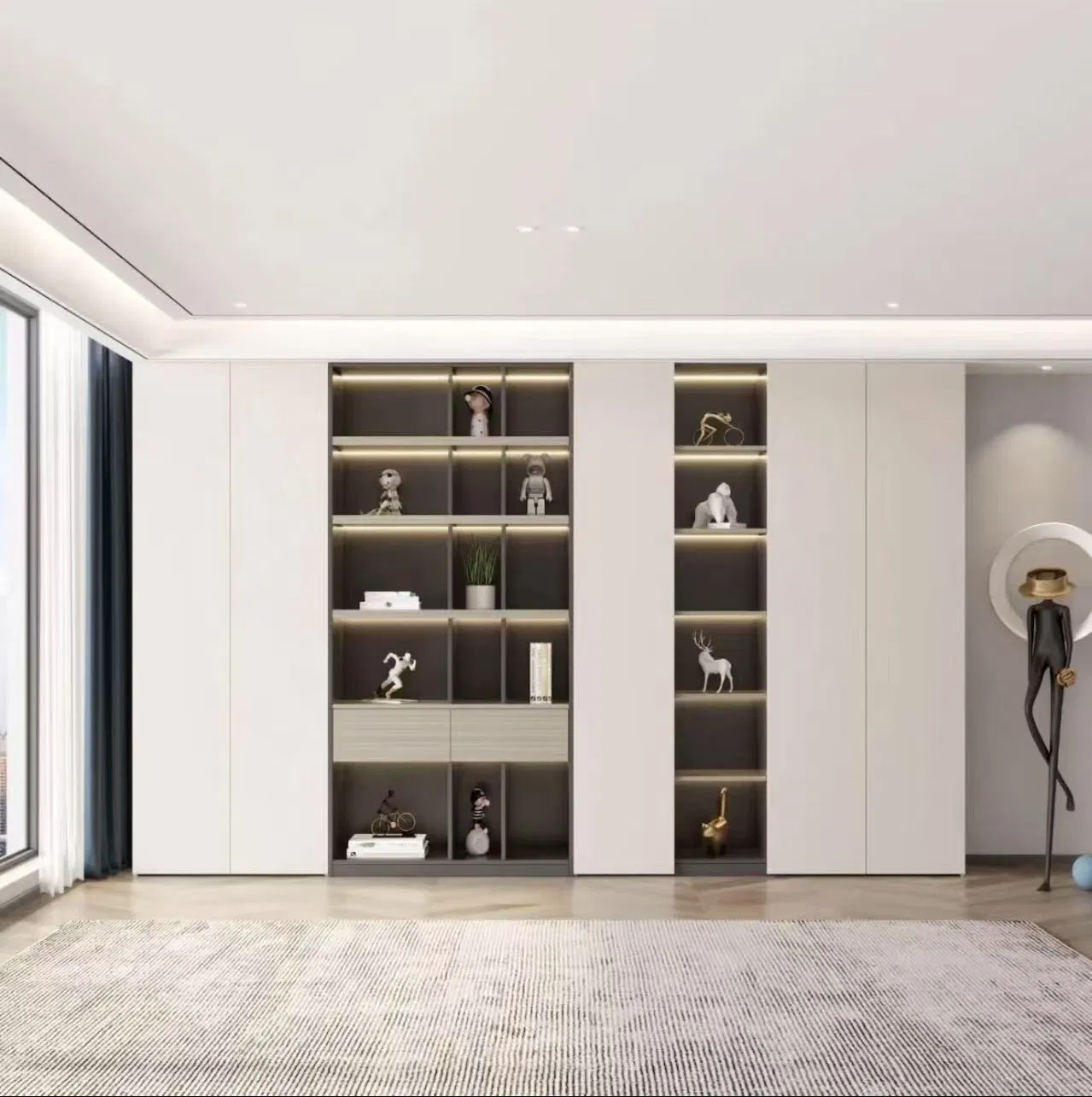 Modern Home Office Bookcase for Stylish Organization Solutions