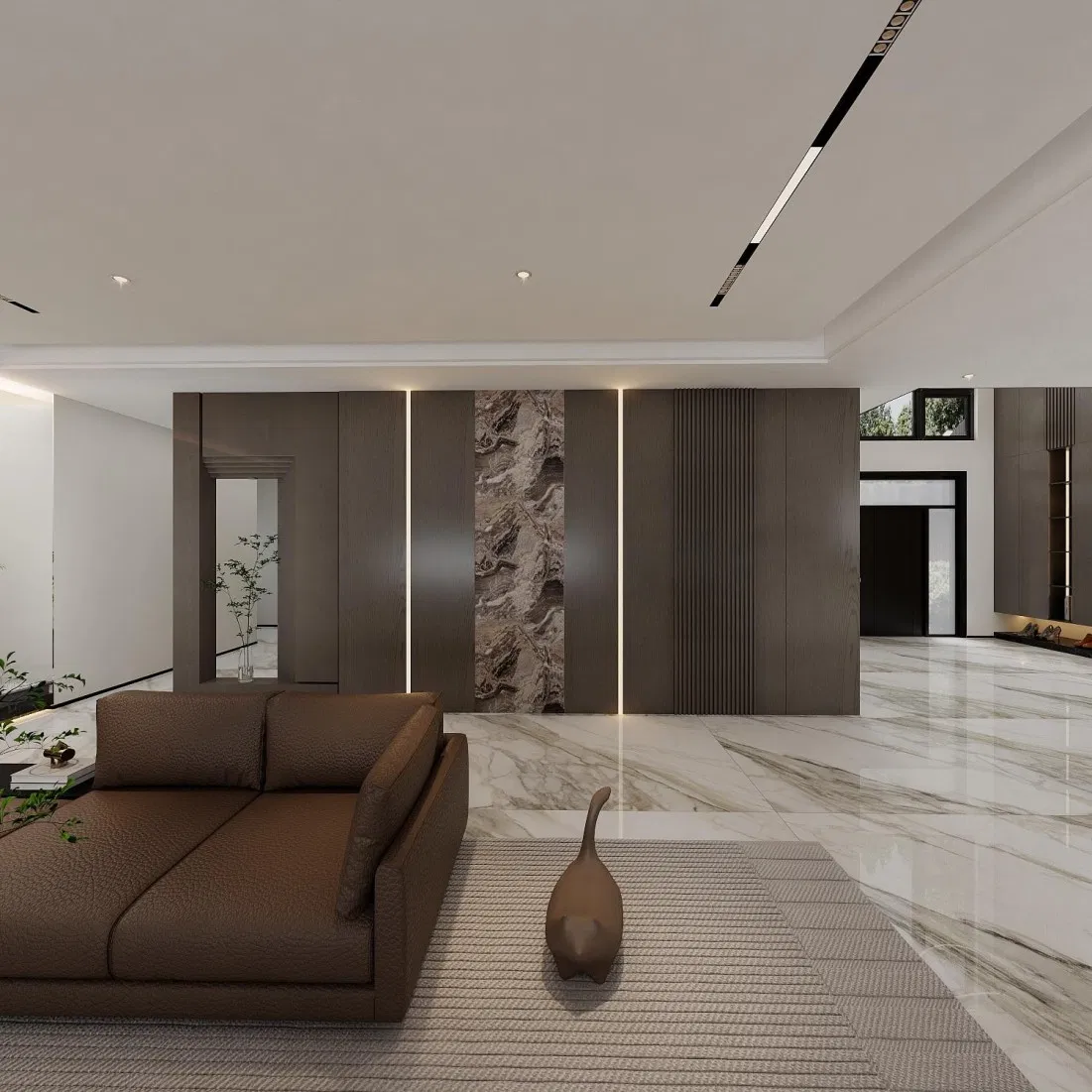 Space Storage Customized Multi-Shape Kitchen Cupboard for Villa