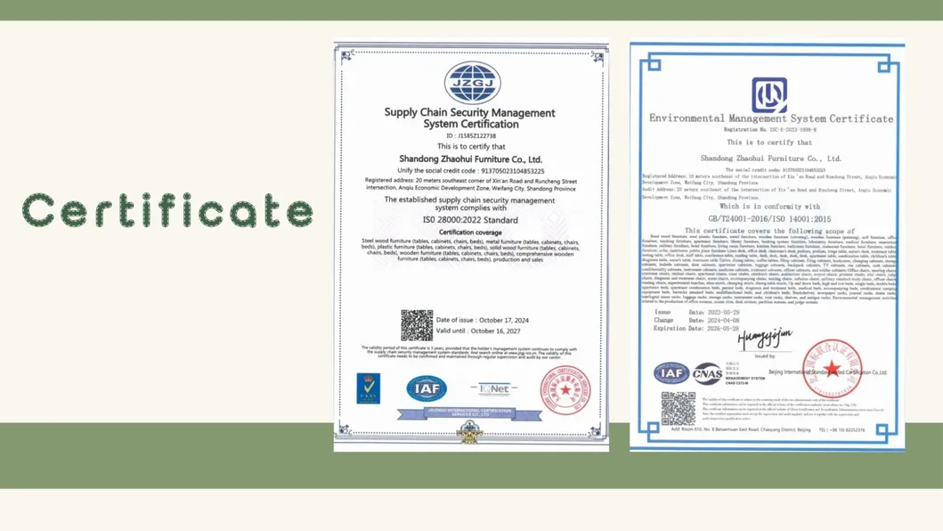 Certificates